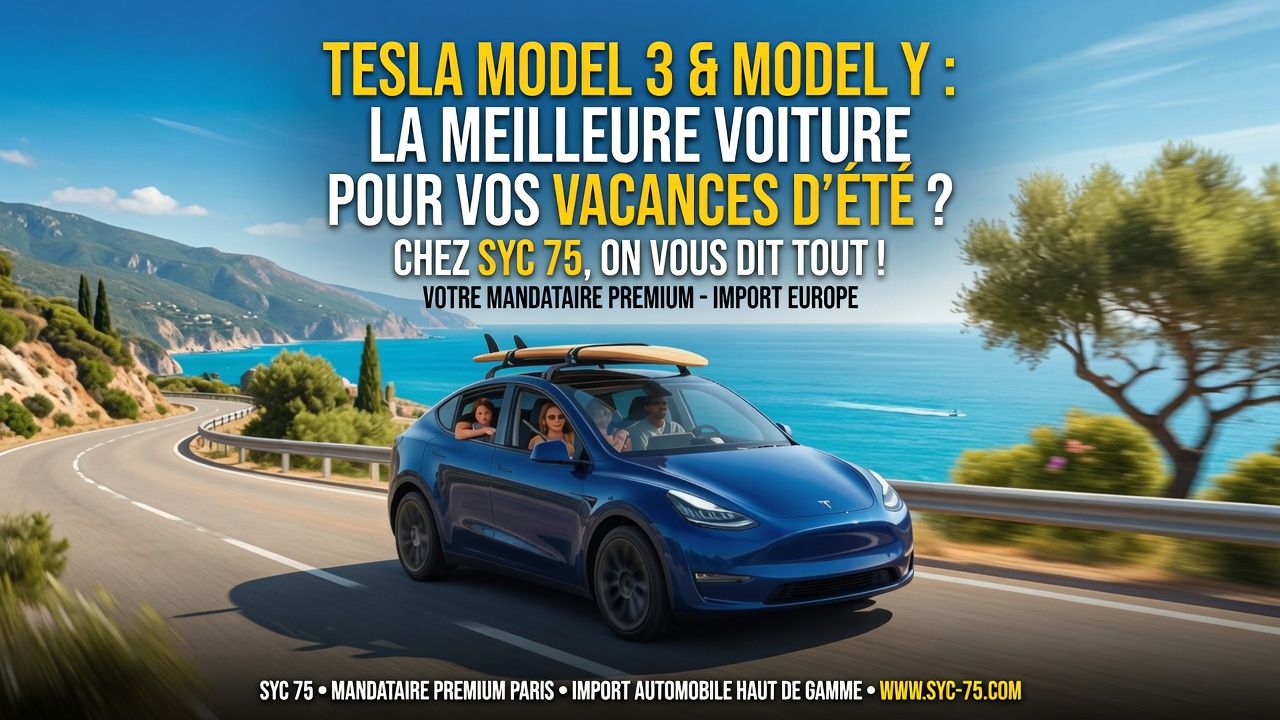 Tesla Model 3 & Model Y : la meilleure voiture pour vos vacances d'été ? On vous dit tout !