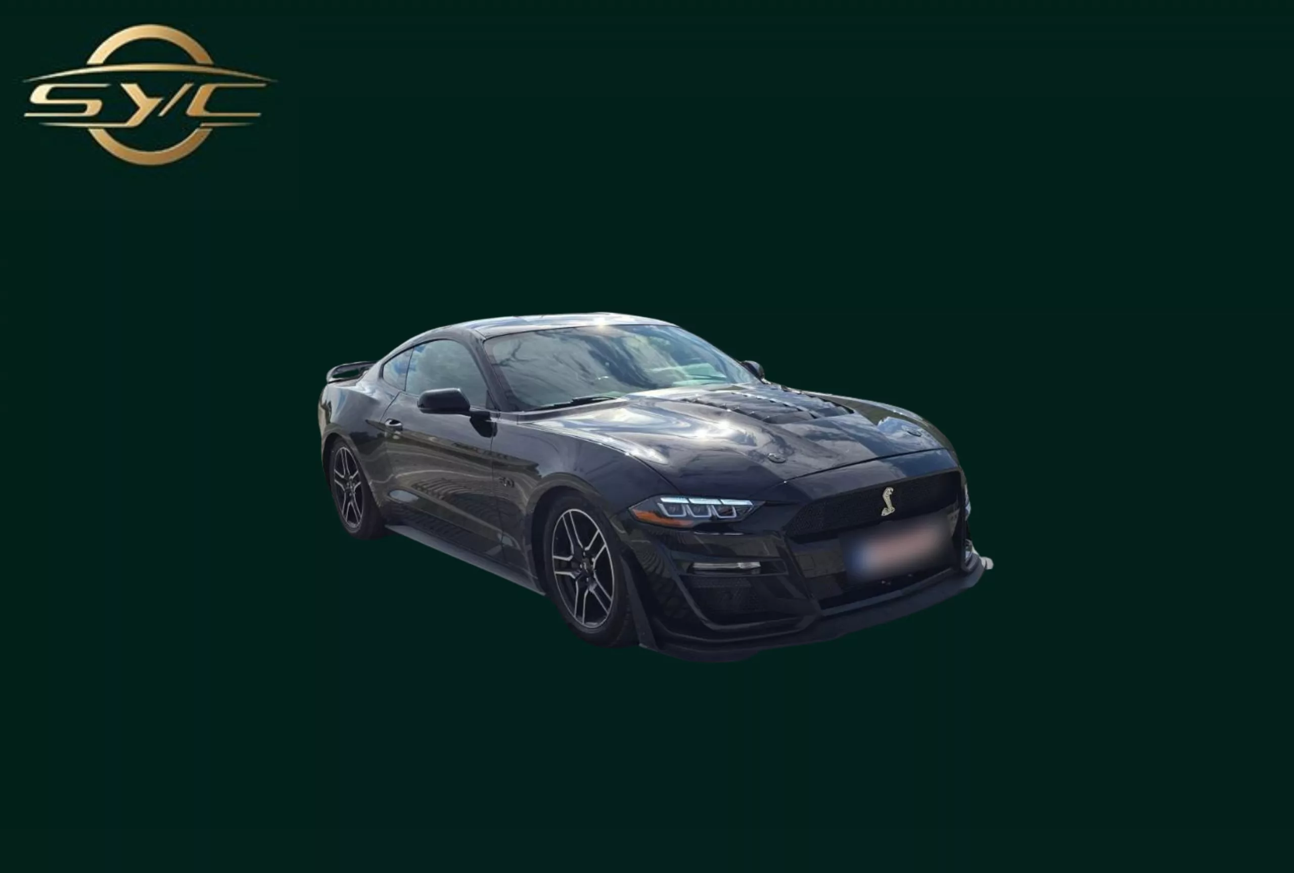 FORD MUSTANG FULL BLACK - FULL OPTION
